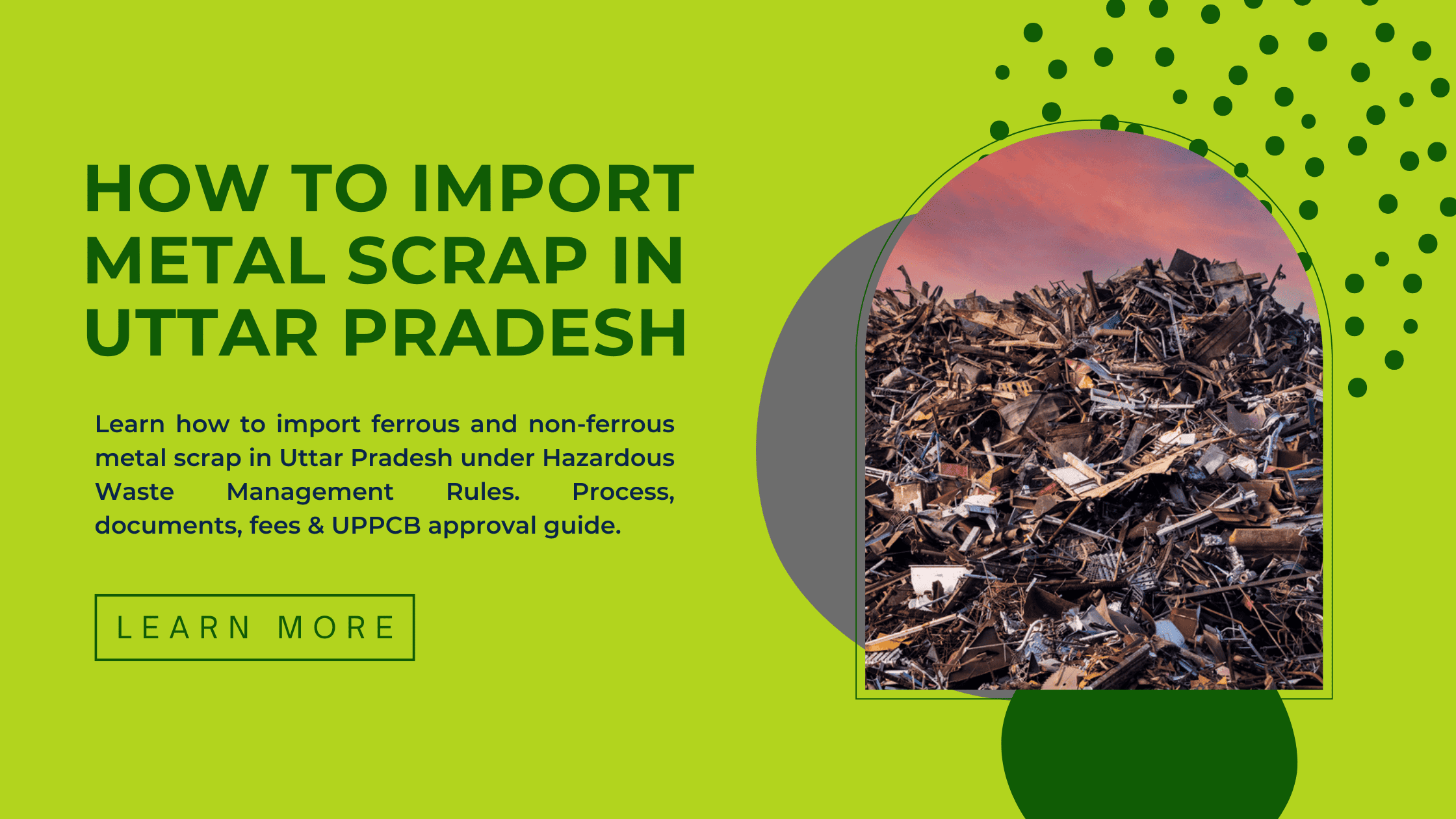How to import Metal scrap in Uttar Pradesh