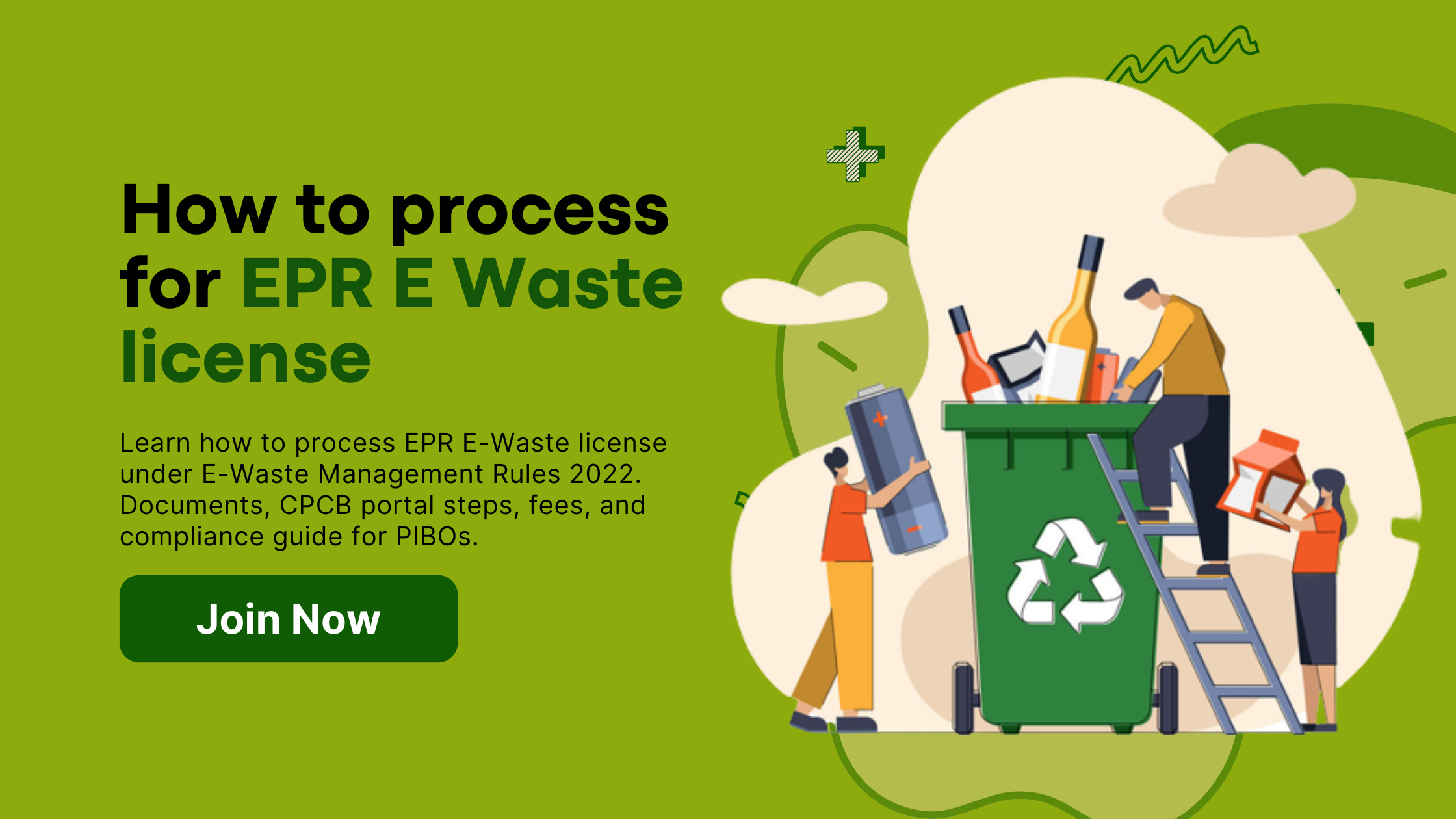 How to process for EPR E Waste license