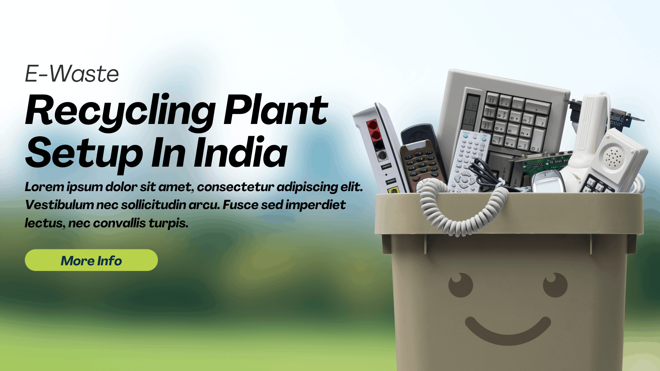 E-Waste Recycling Plant Setup In India