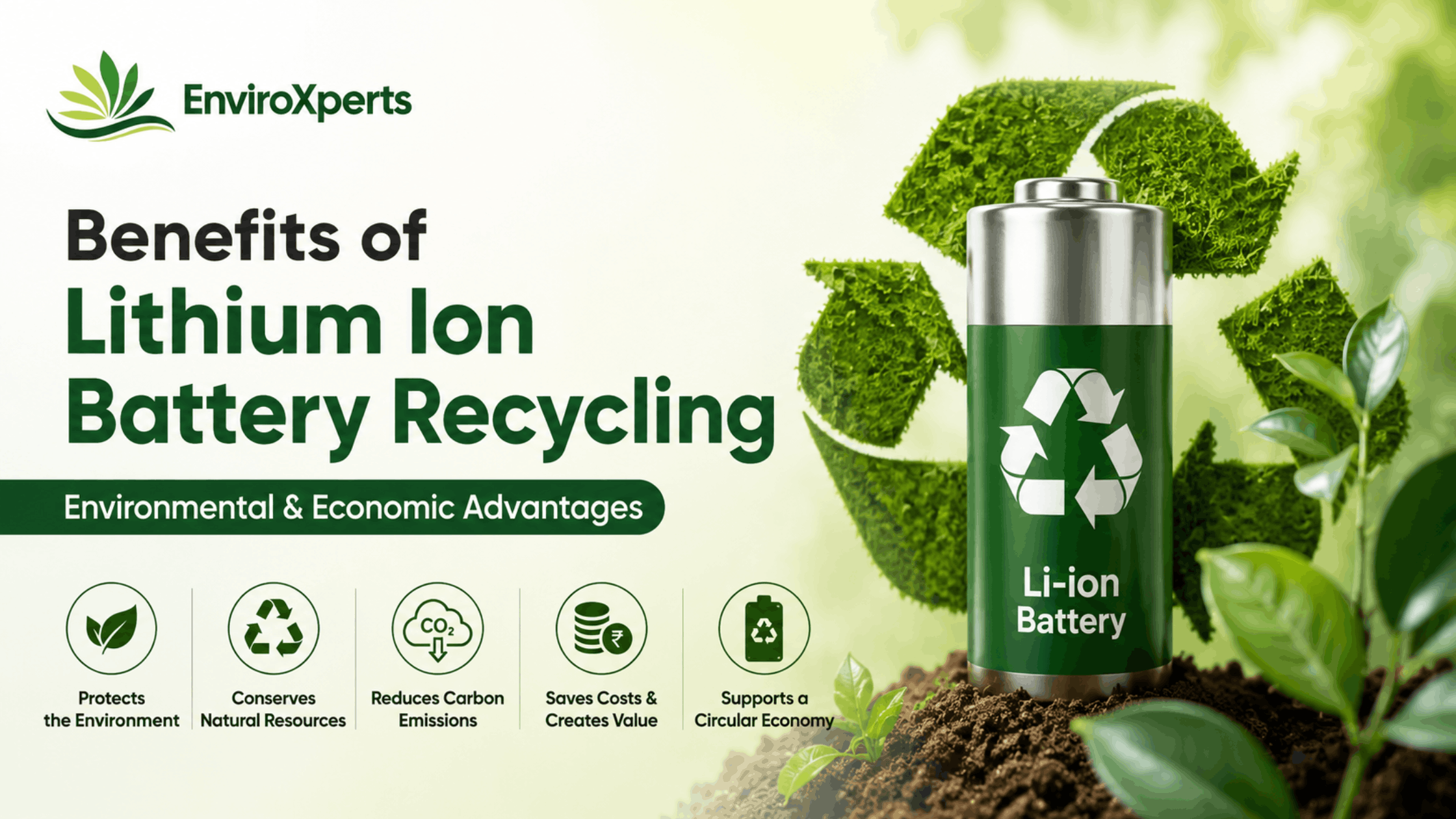 Benefits of Lithium Ion Battery Recycling