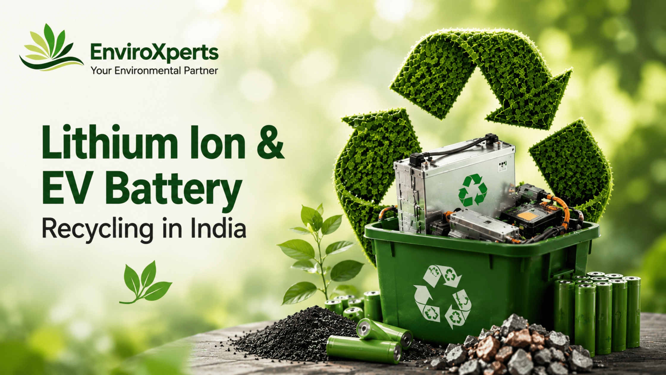 Scope and Future of Lithium Ion Battery & EV Battery Recycling in India