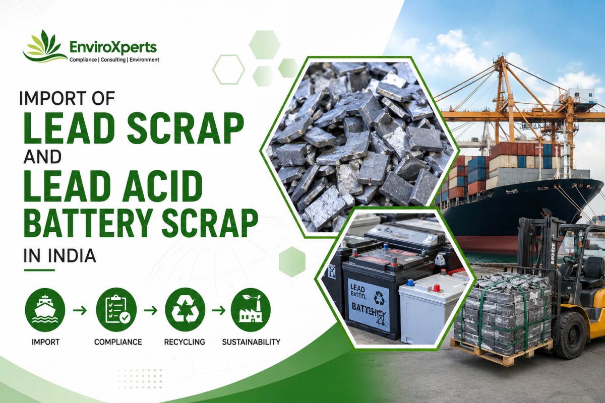 Import of lead scrap and lead acid battery Scrap in India