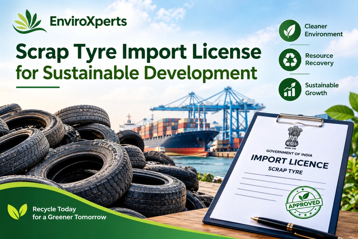 Scrap Tyre Import License for Sustainable Development